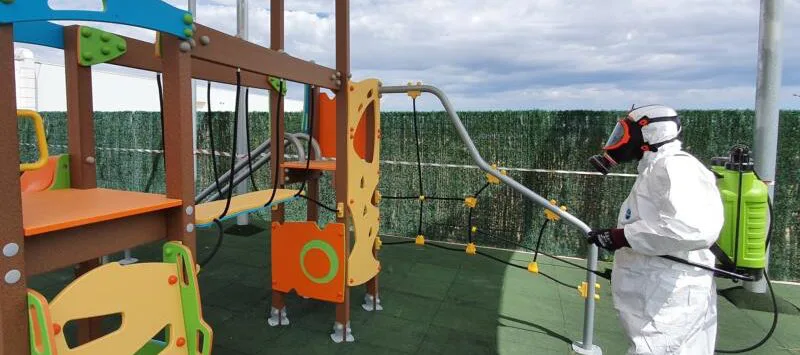 ¿Cómo desinfectar un Parque Infantil?