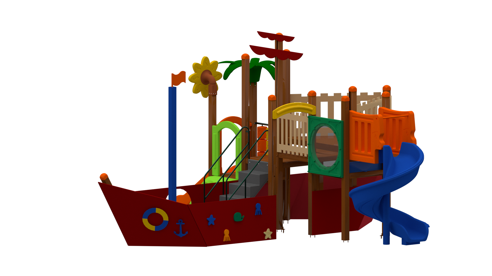 P. Infantil temático Barco