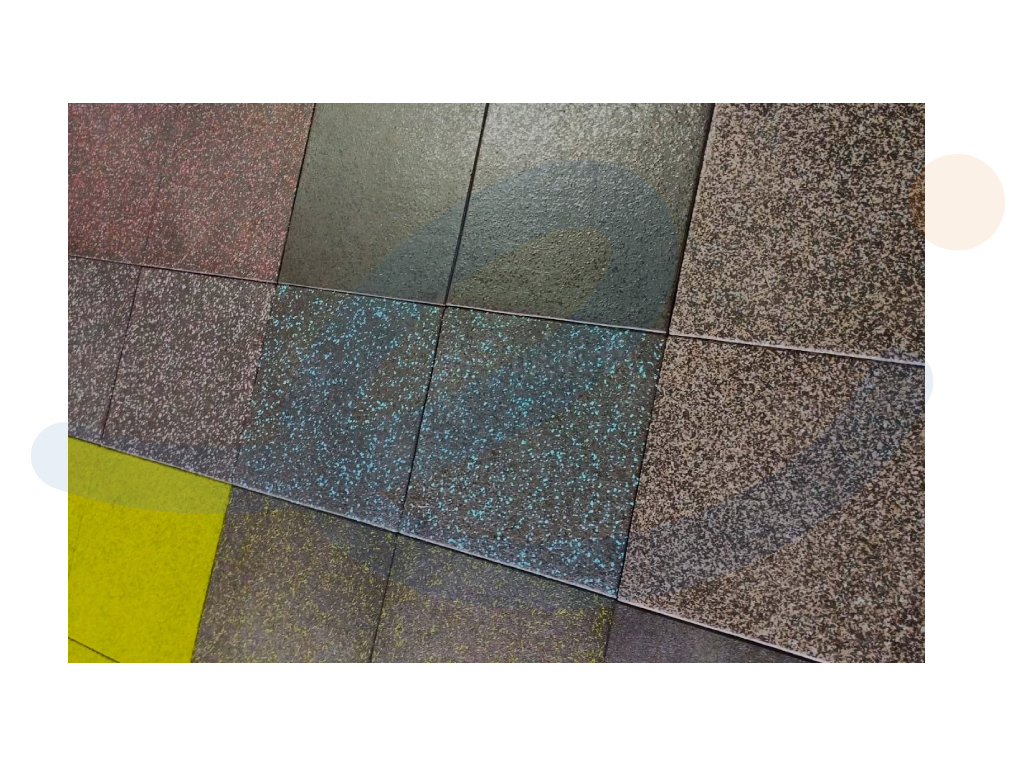 Tapete con Chispas de Color