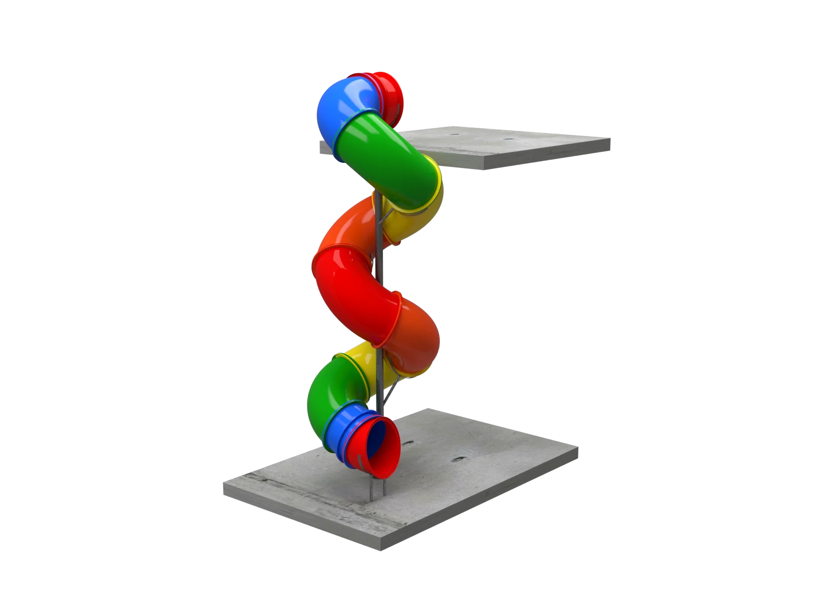 Tobogán espiral multicolor TG 004